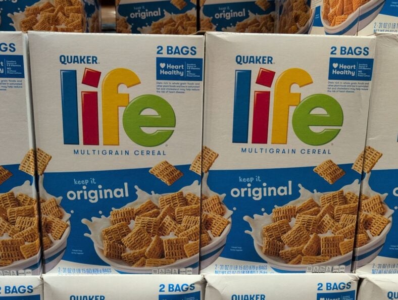 Quaker Life Cereal at Costco