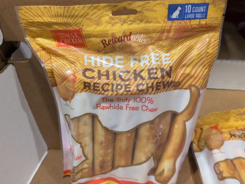 Rewardables Hide Free Chicken Recipe Chew at Costco