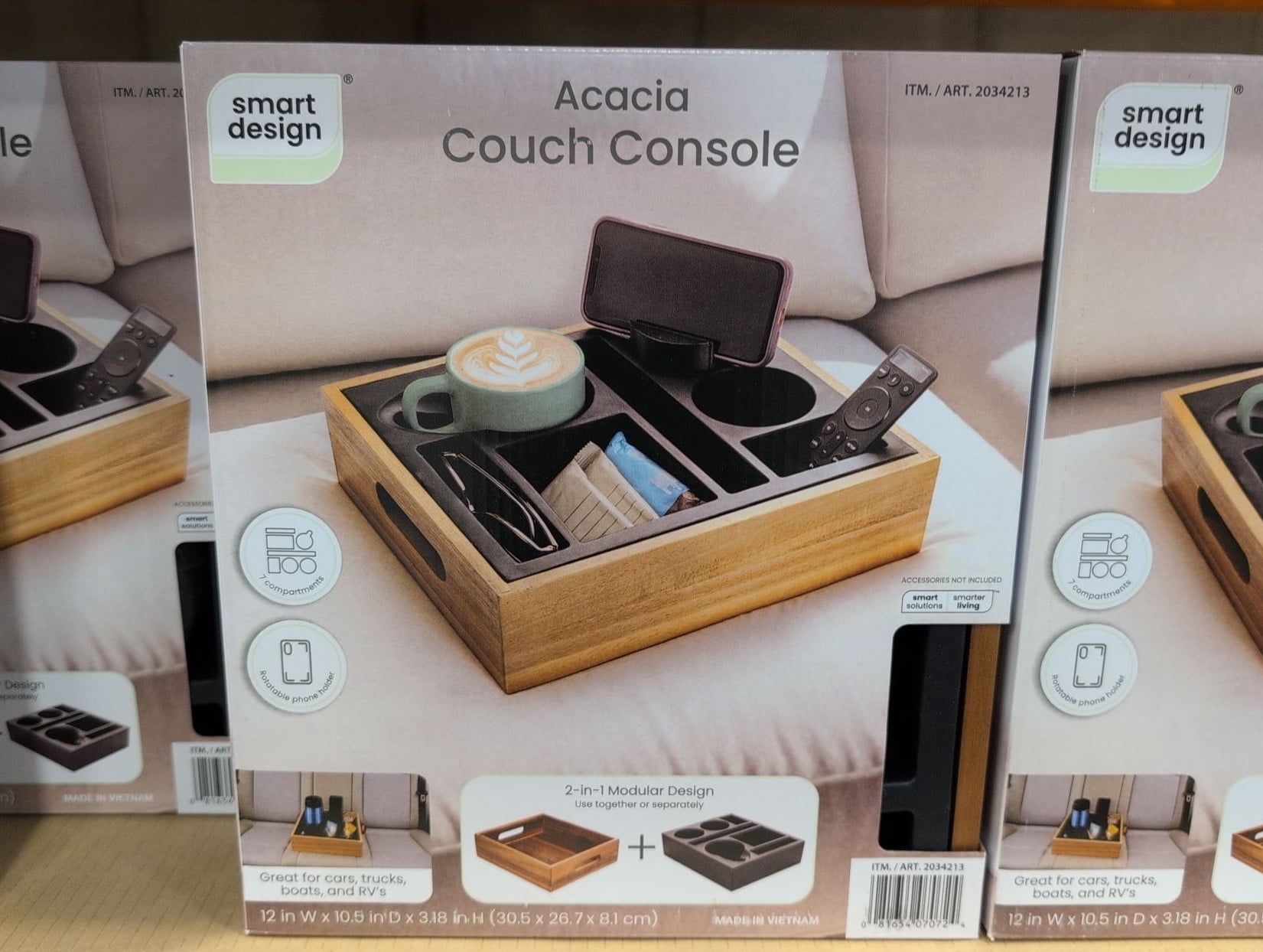 Smart Design Acacia Couch Console