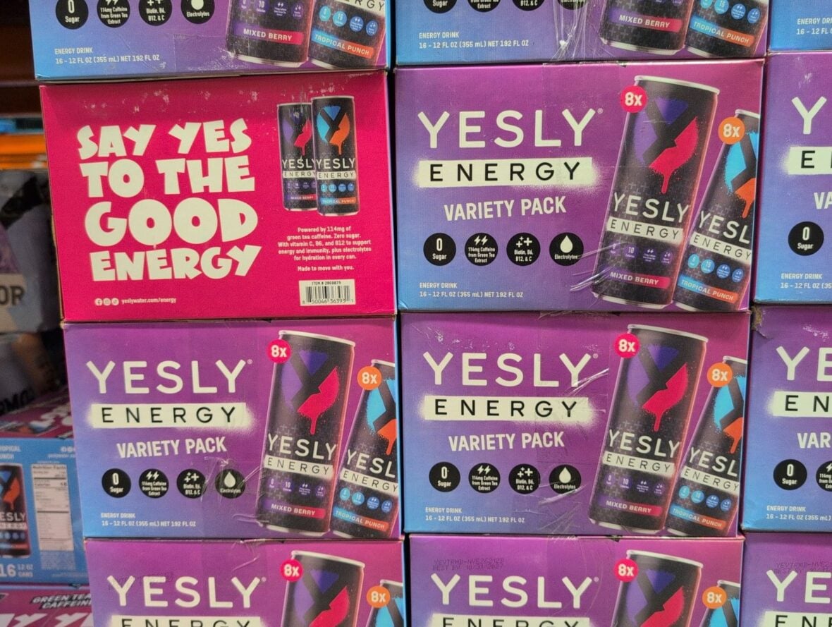 Yesly Energy Tropical Punch at Costco