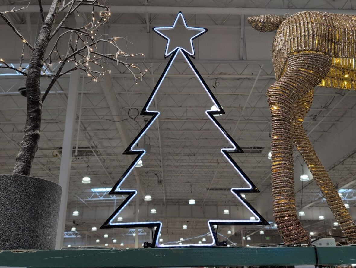 42" LED Faux Neon Tree with Color Changing Lights at Costco