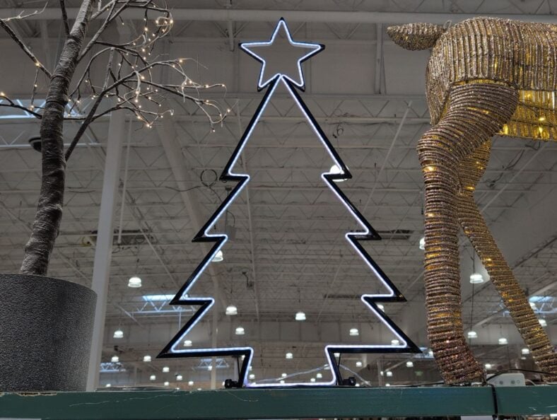 42" LED Faux Neon Tree with Color Changing Lights at Costco