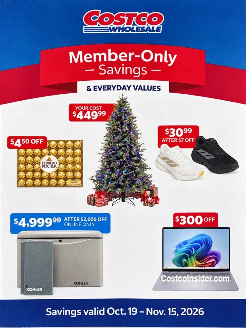 Costco November 2026 Coupon Book Cover image