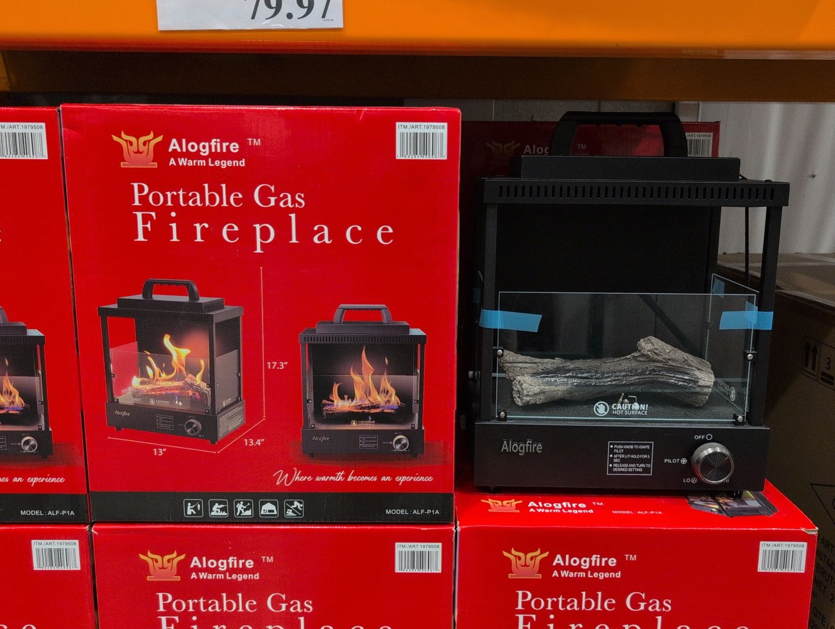 New Product: Alogfire Portable Gas Fireplace