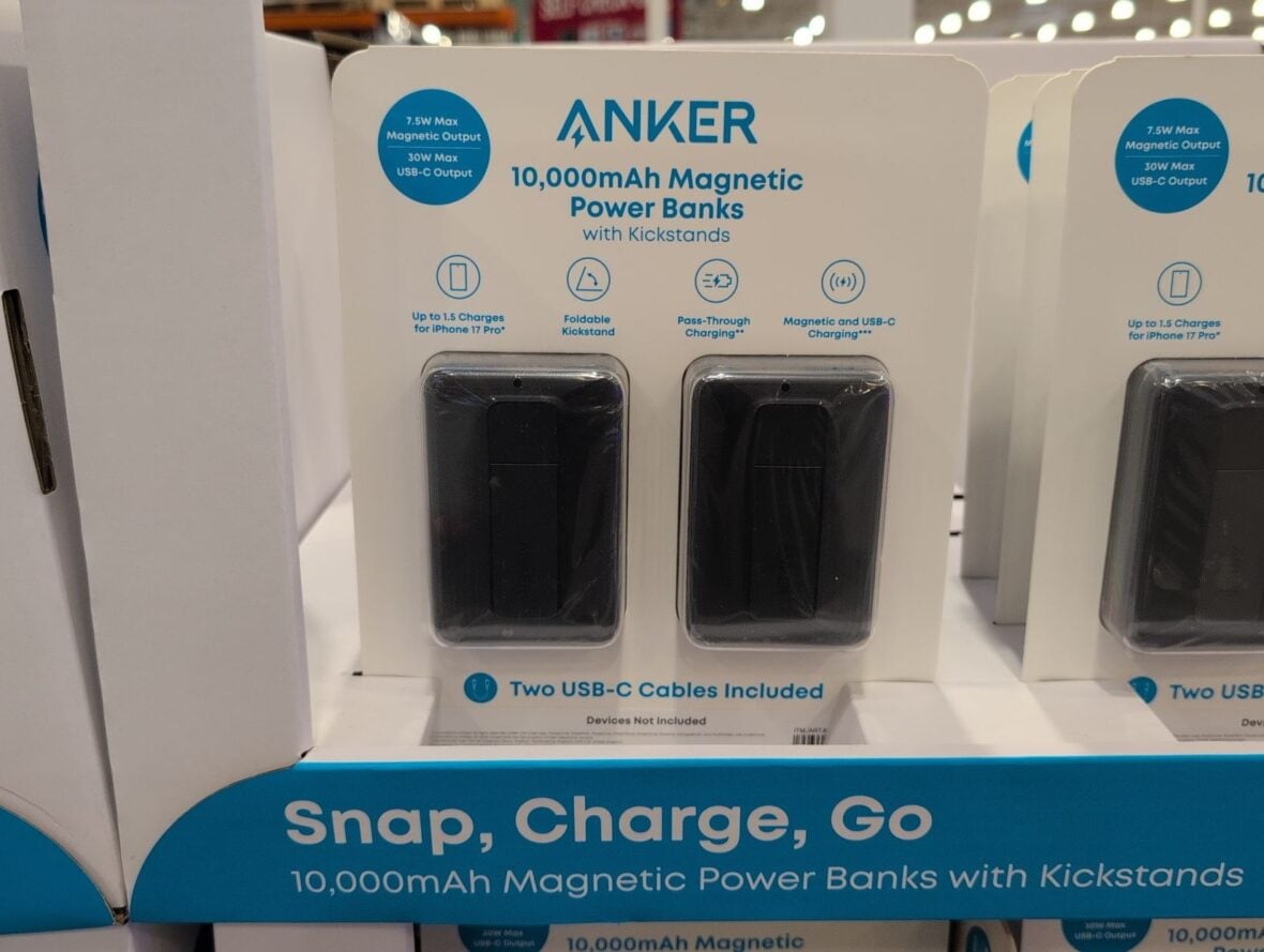 Anker Magnetic 10K Backup Power Banks at Costco