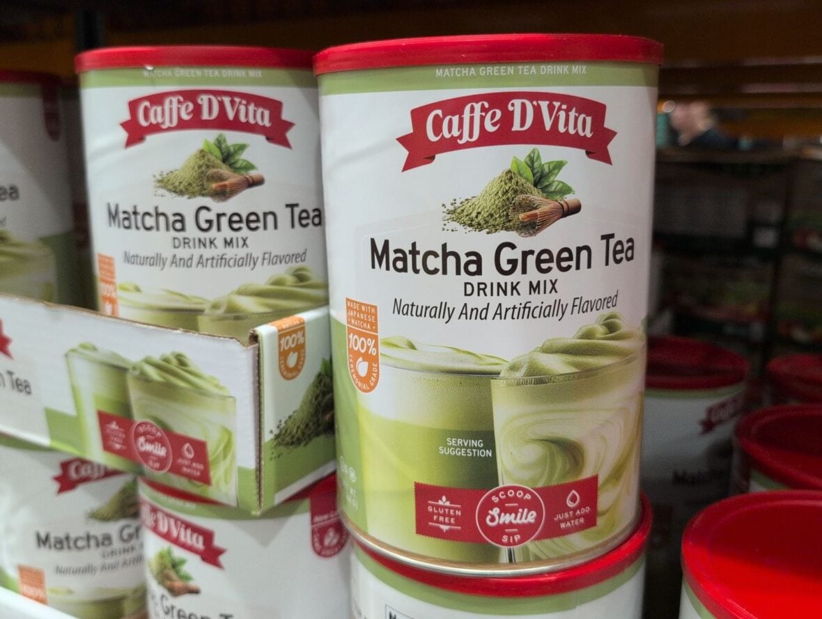 Caffe D'Vita Matcha Green Tea Drink Mix at Costco