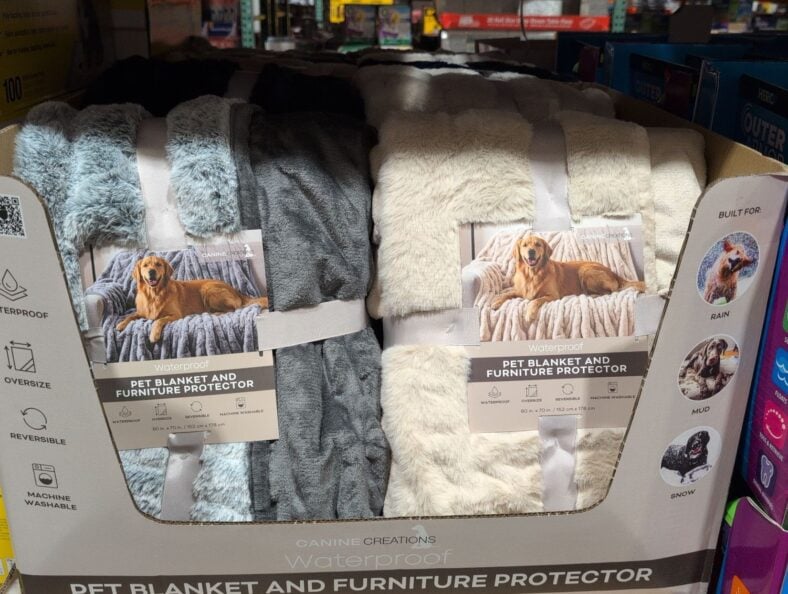Canine Creations Waterproof Pet Throw at Costco