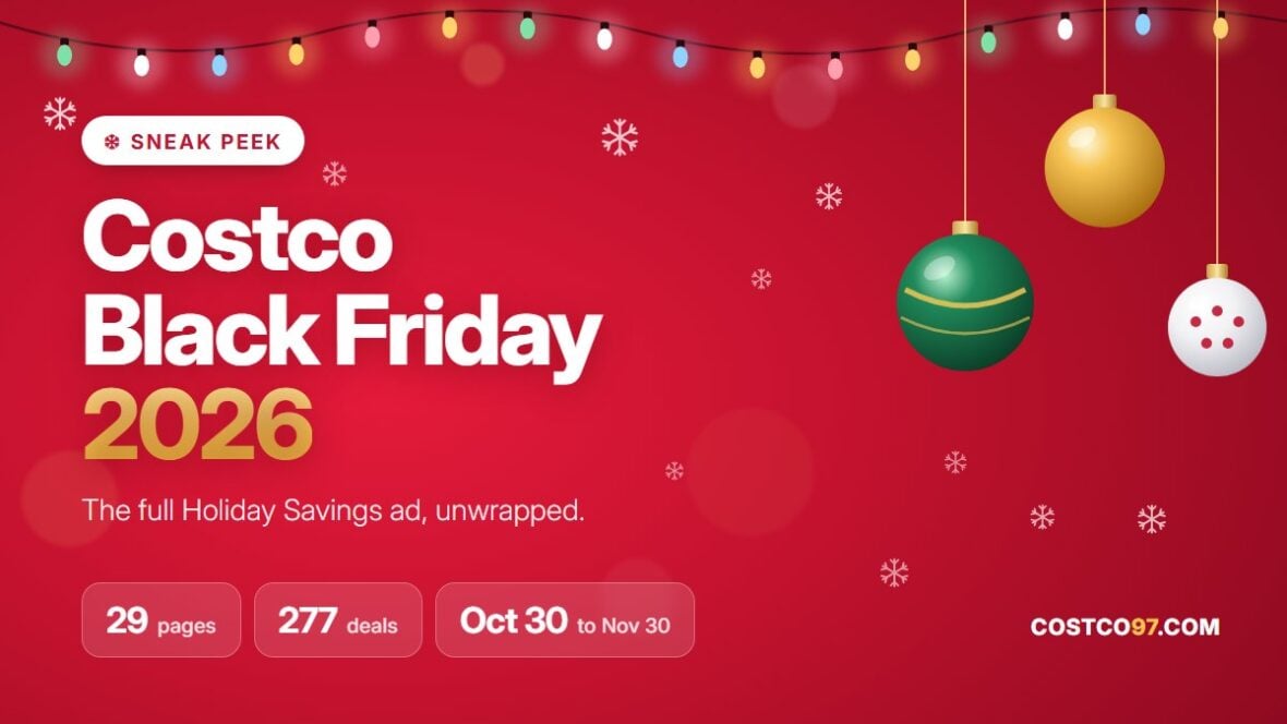 Costco Black Friday 2026 ad sneak peek