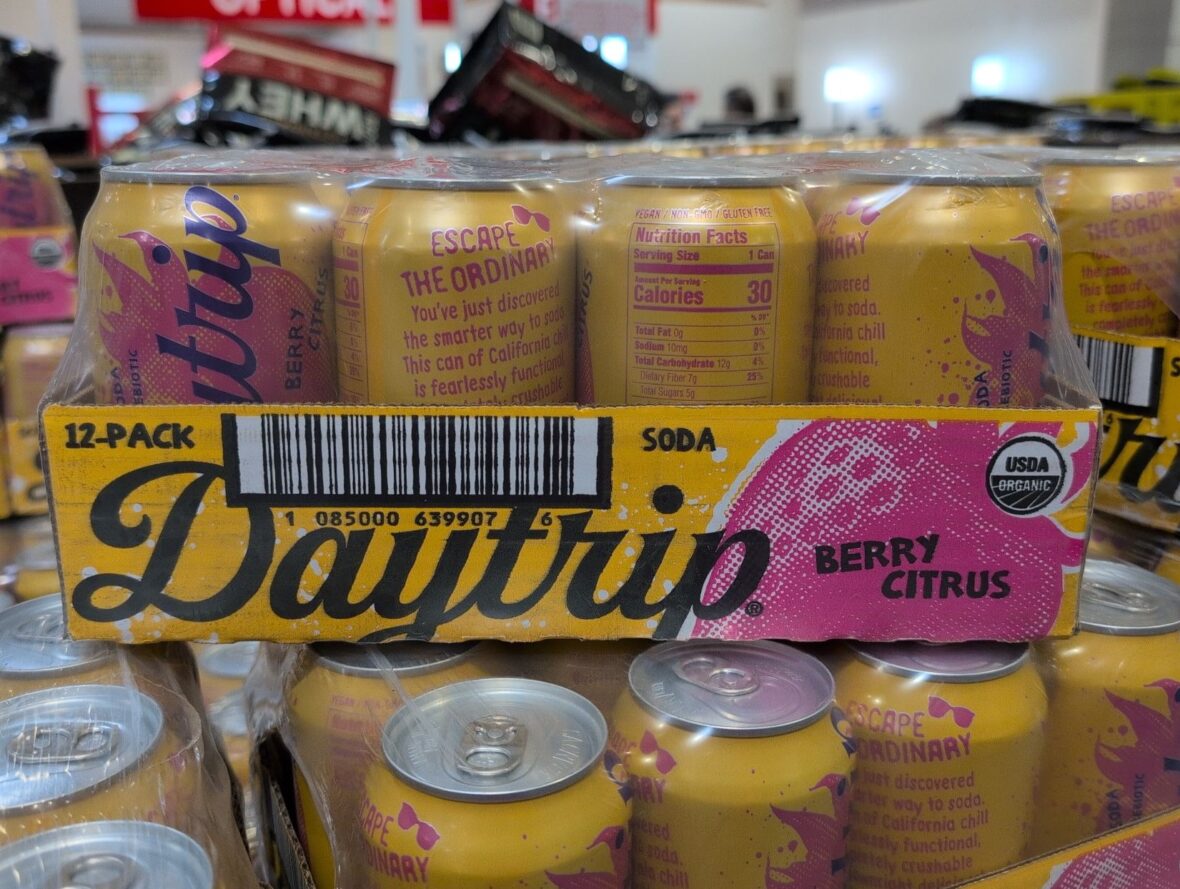 Daytrip Organic Prebiotic Soda Berry Citrus at Costco
