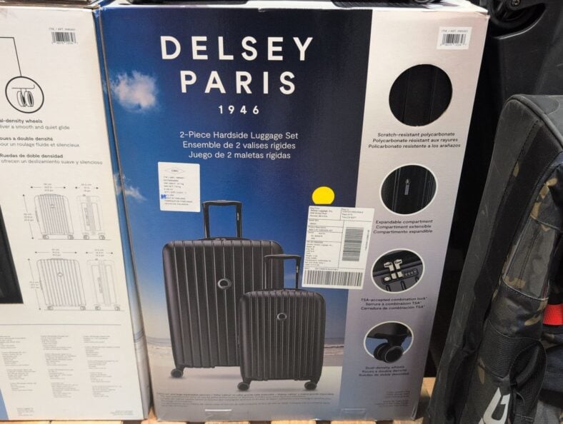 Delsey Paris Rise Hardside Luggage Set at Costco