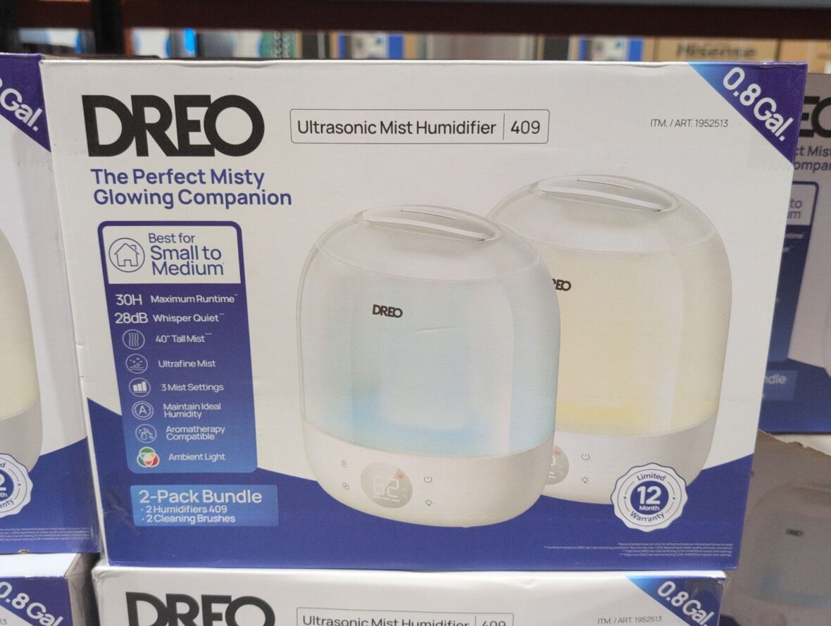Dreo Ultrasonic Mist Humidifier 2-Pack at Costco