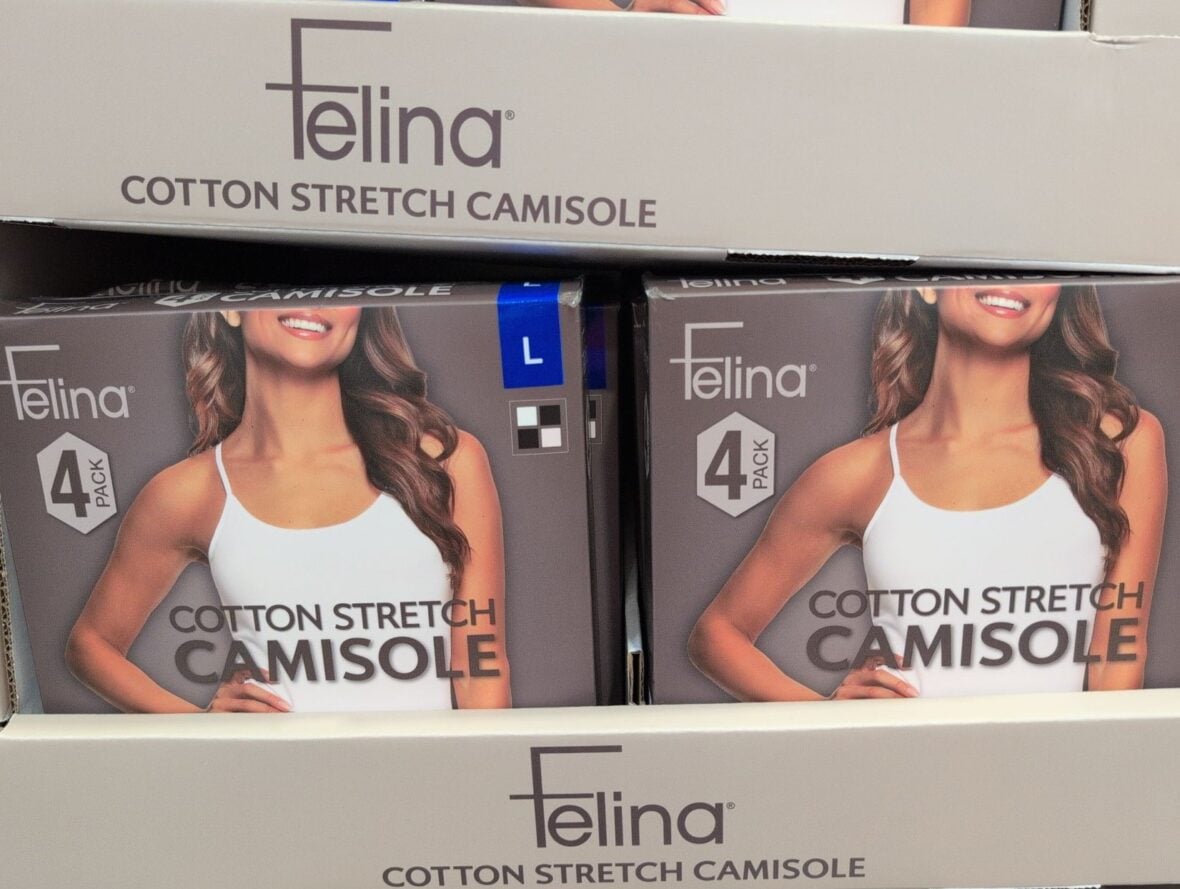 Felina Cotton Stretch Camisole 4-Pack at Costco