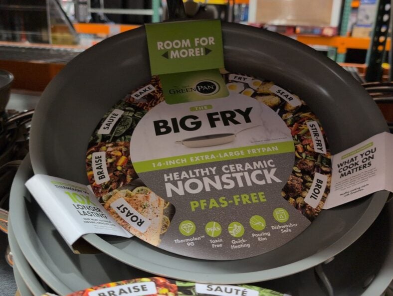 GreenPan The Big Fry 14 Inch Frypan at Costco