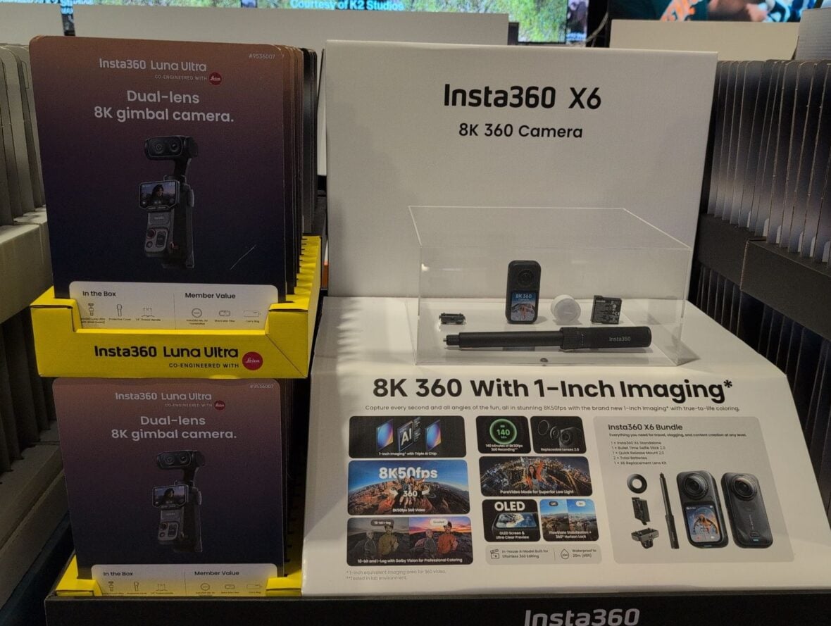 Insta360 Luna Ultra Dual-Lens 8K Gimbal Camera Bundle at Costco