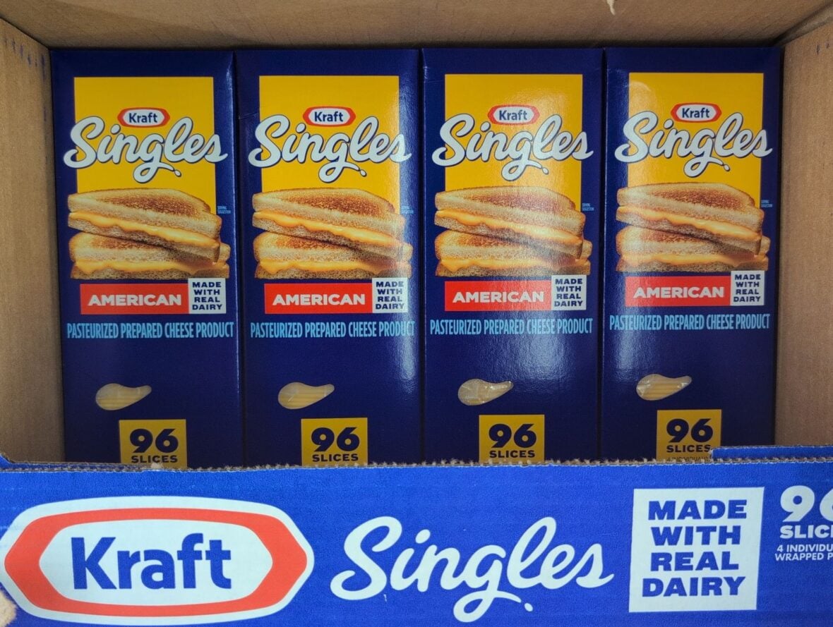 Kraft Singles American Cheese at Costco