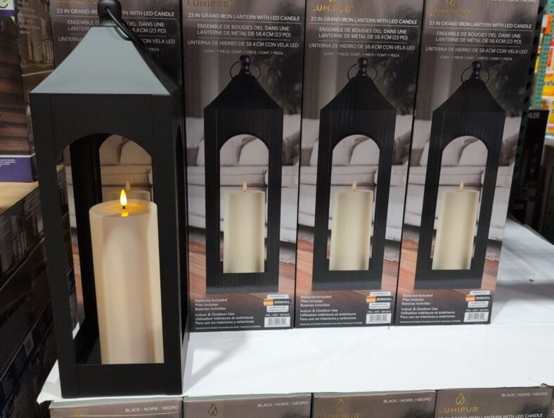 Lumipur Lantern with Candle at Costco