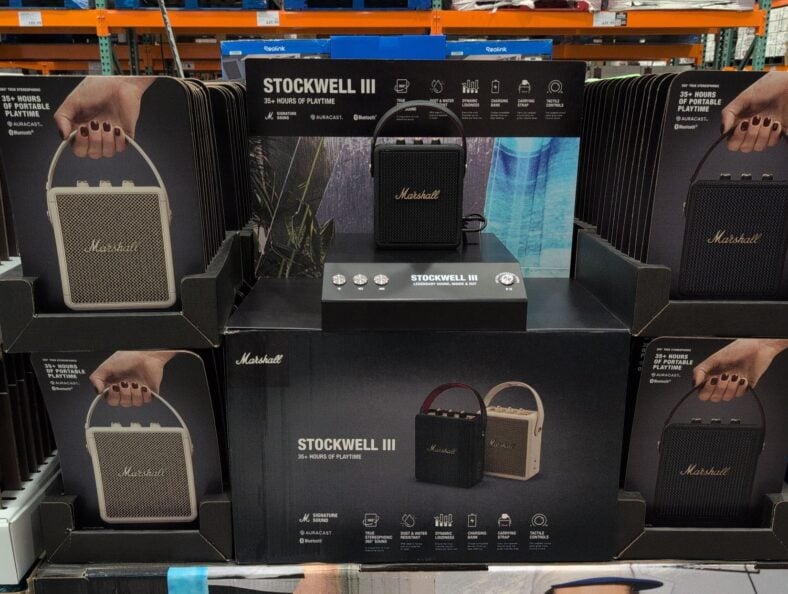 Marshall Stockwell III Cream Portable Bluetooth Speaker at Costco