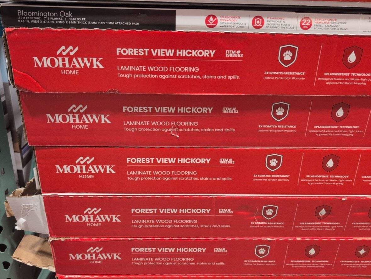 Mohawk Forest View Hickory Laminate Flooring at Costco