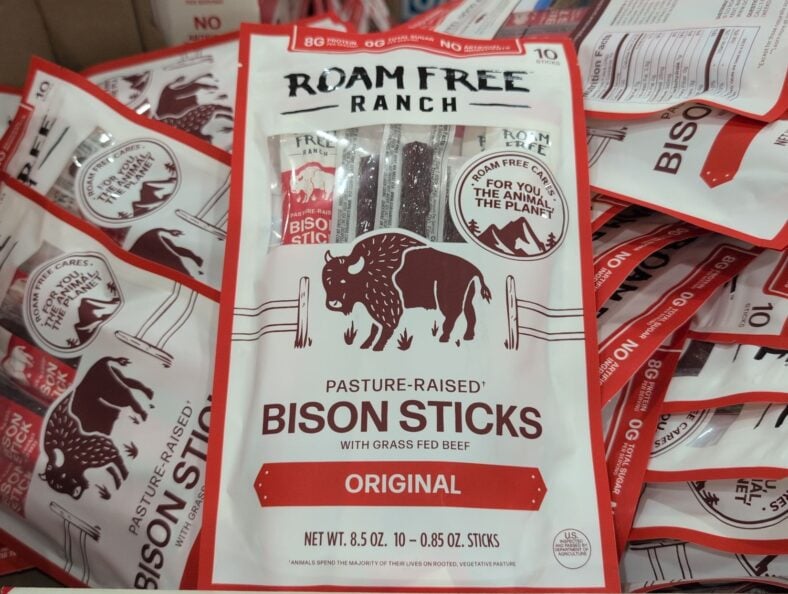 Roam Free Ranch Original Bison Sticks at Costco