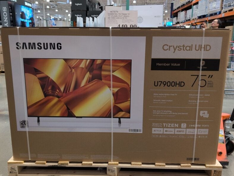Samsung 75U7900H 75" Crystal UHD 4K Smart TV at Costco