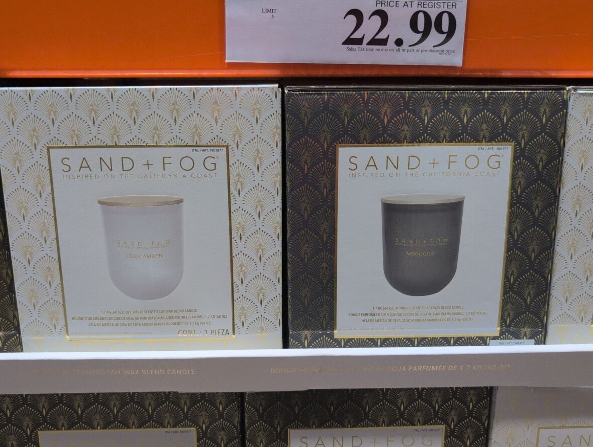 Sand + Fog Soy Wax Blend Candle at Costco