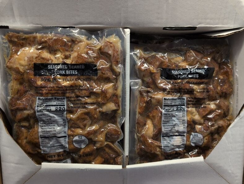 Seasoned Seared Pork Bites at Costco