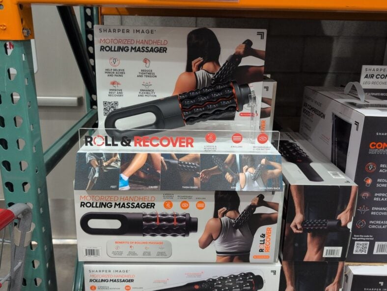 Sharper Image Motorized Handheld Rolling Massager at Costco