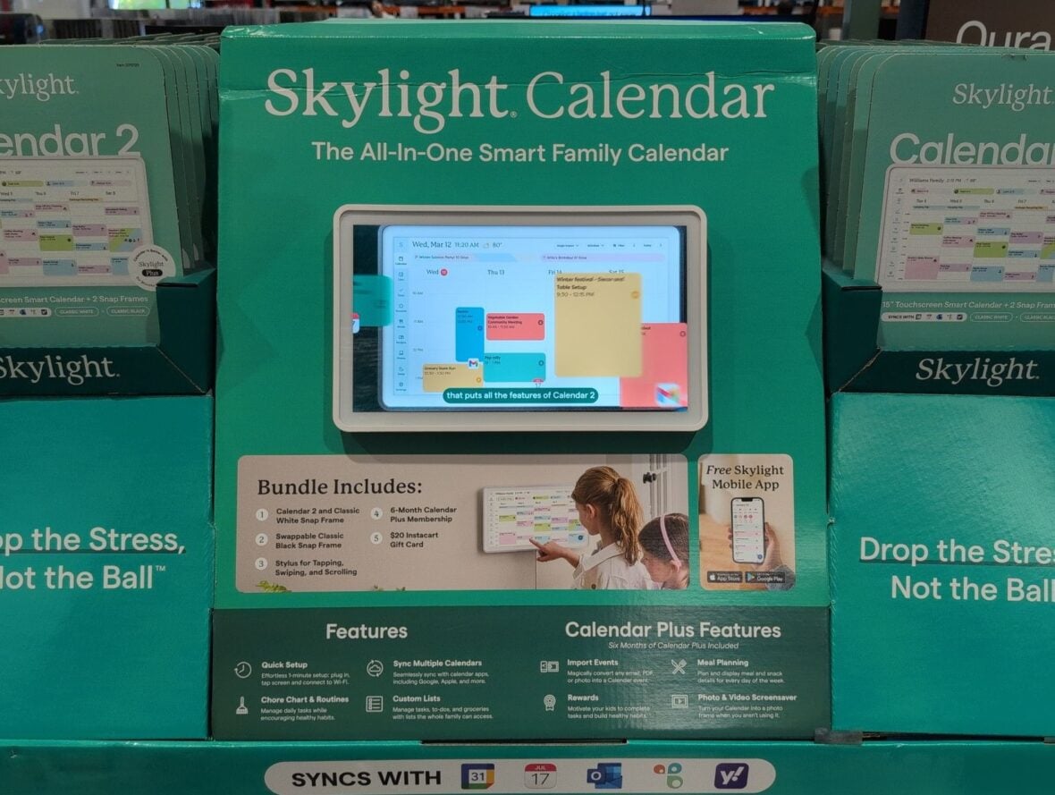 Skylight Calendar 2 Smart Calendar Bundle at Costco
