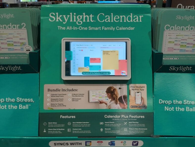 Skylight Calendar 2 Smart Calendar Bundle at Costco