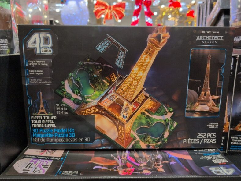 Spin Master 4D Build Eiffel Tower 3D Puzzle Model Kit at Costco