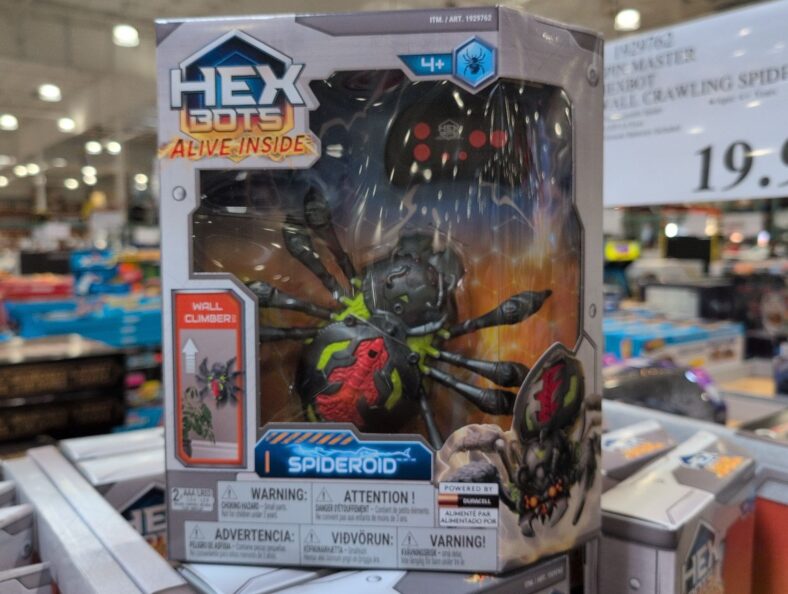 Spin Master Hexbots Spideroid Wall Crawling Spider at Costco